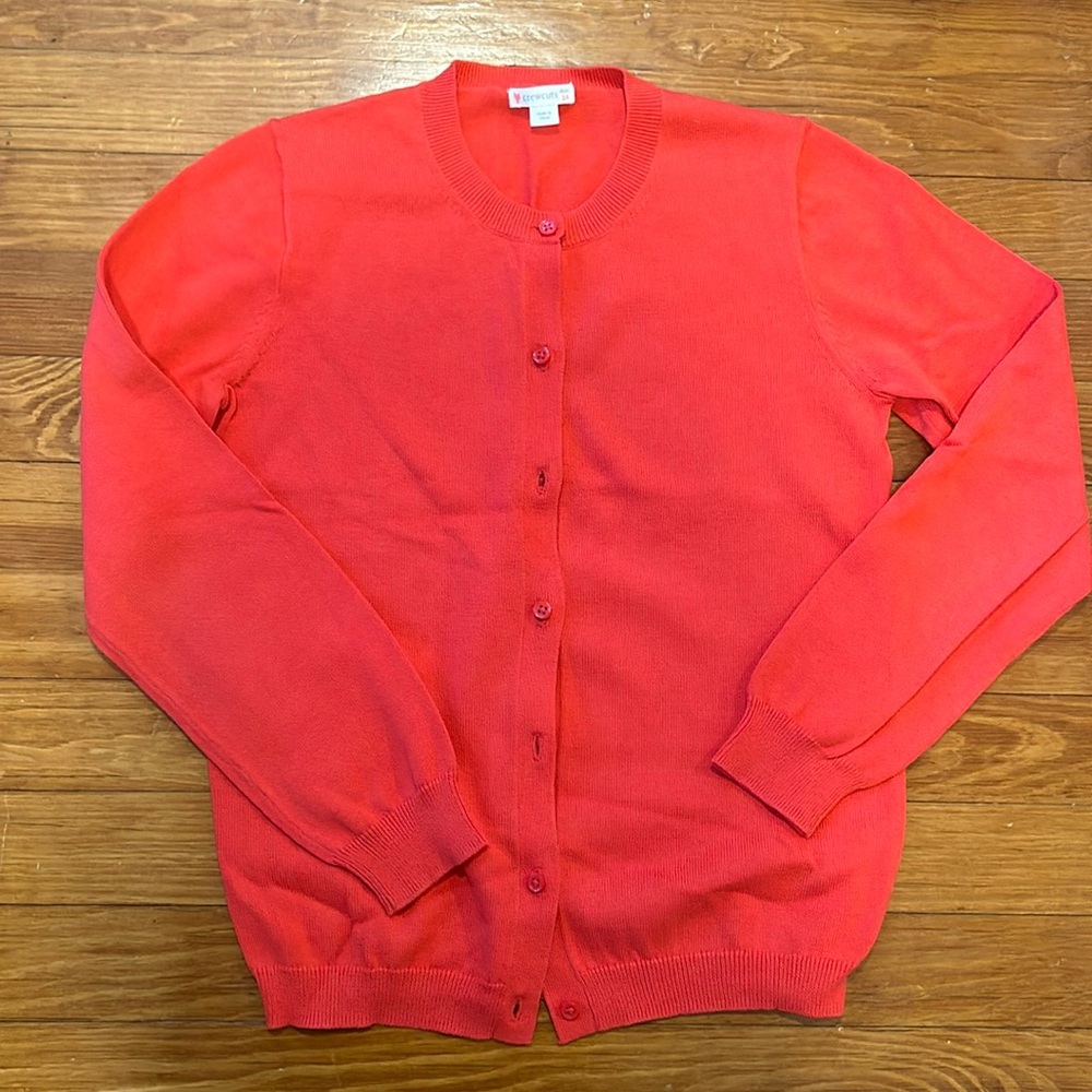J.Crew Crewcuts red cardigan sweater